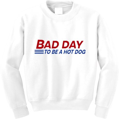Bad Day To Be A Hot Dog Kids Sweatshirt