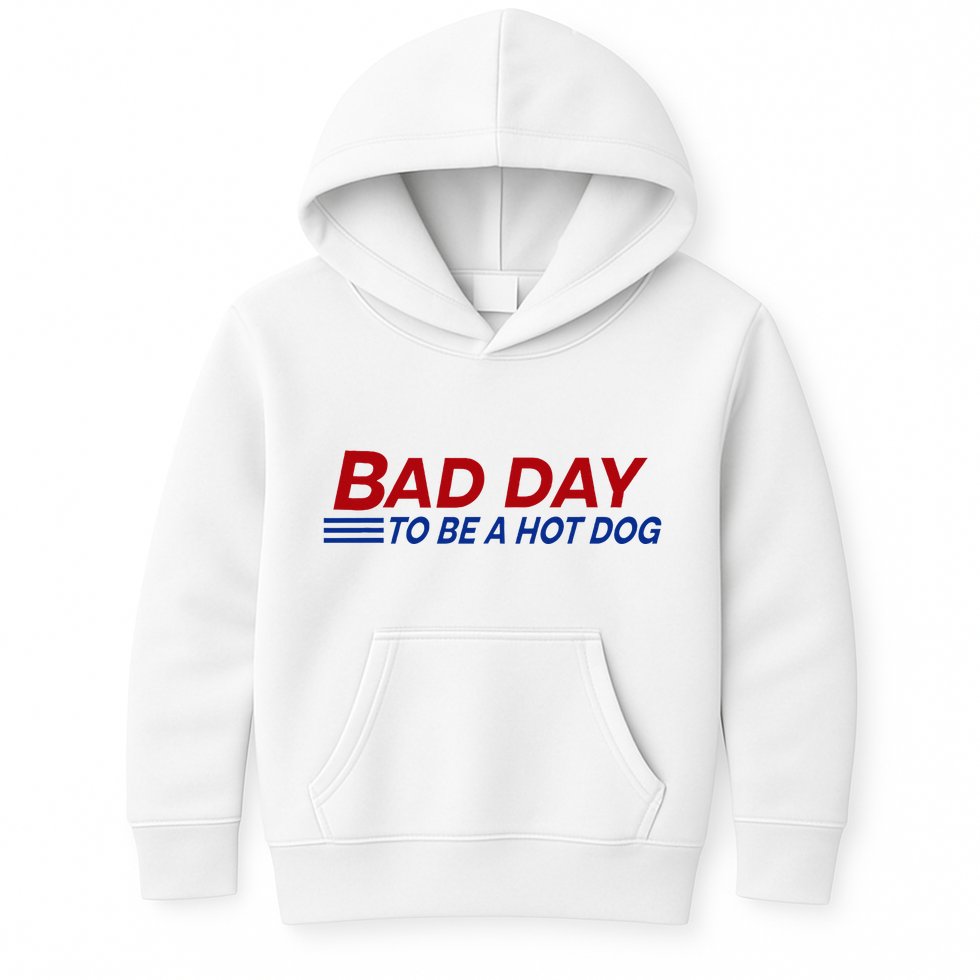 Bad Day To Be A Hot Dog Kids Hoodie