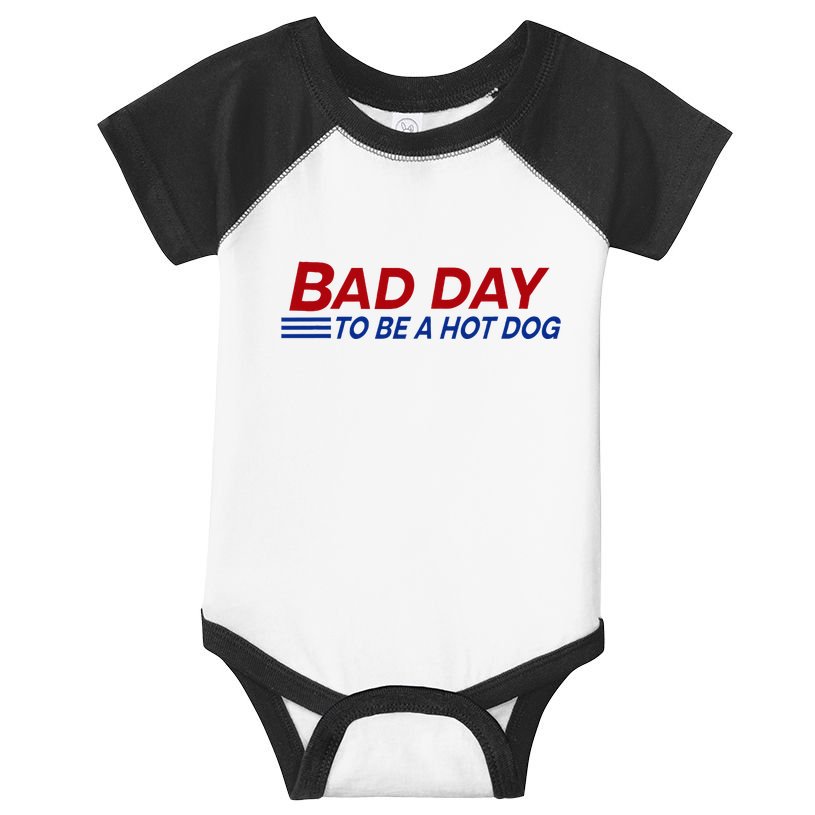 Bad Day To Be A Hot Dog Infant Baby Jersey Bodysuit