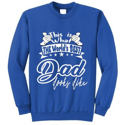 Best Dad This Is World's Best Dad Looks Like Cool Gift Sweatshirt