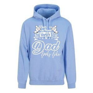 Best Dad This Is World's Best Dad Looks Like Cool Gift Unisex Surf Hoodie