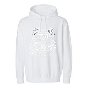 Best Dad This Is World's Best Dad Looks Like Cool Gift Garment-Dyed Fleece Hoodie