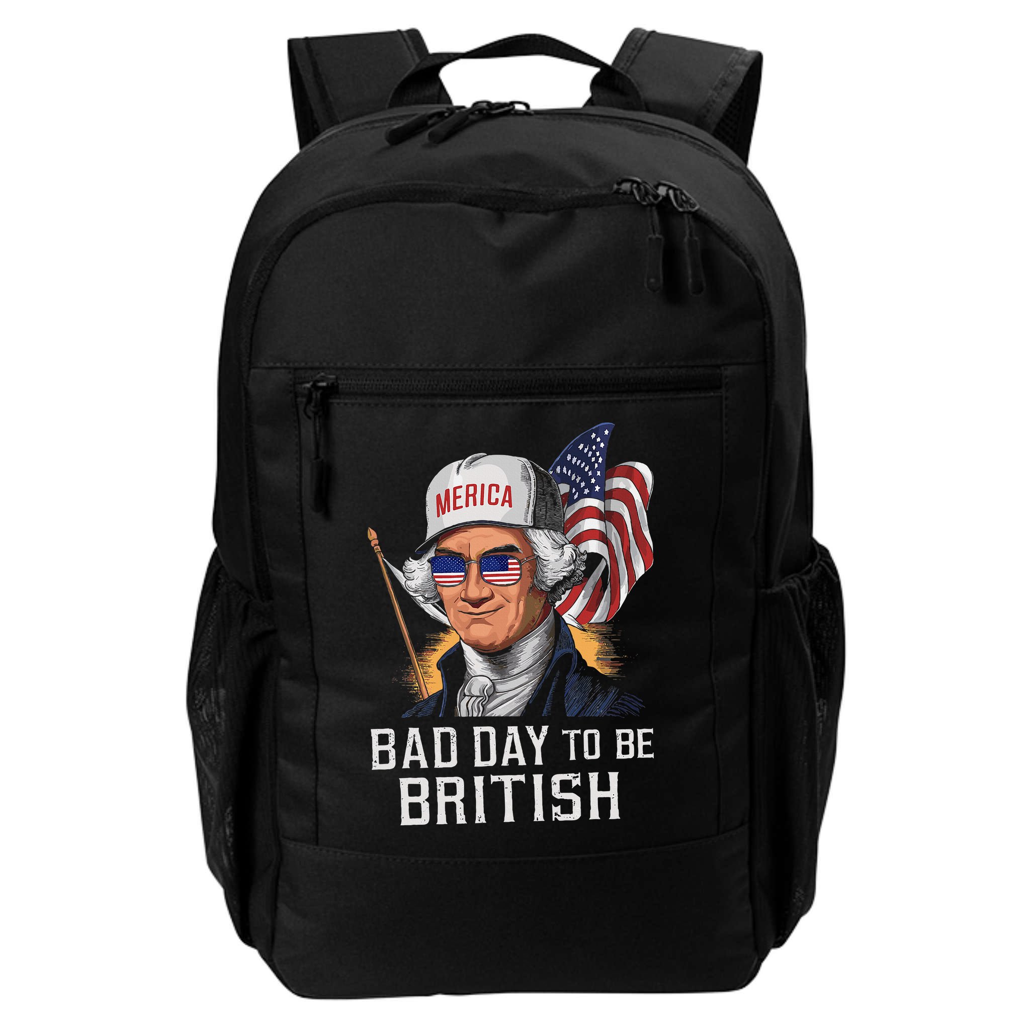Bad Day To Be British Patriotic George Washington Backpack