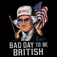 Bad Day To Be British Patriotic George Washington Backpack