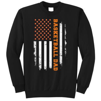 Basketball Dad USA US Flag Basketball Sweatshirt