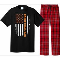 Basketball Dad USA US Flag Basketball Pajama Set