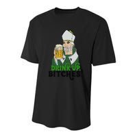 Bitches Drink Up Saint Patrick's Day Beer Drinking Lover Youth Performance Sprint T-Shirt