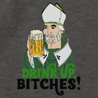 Bitches Drink Up Saint Patrick's Day Beer Drinking Lover Vector Backpack