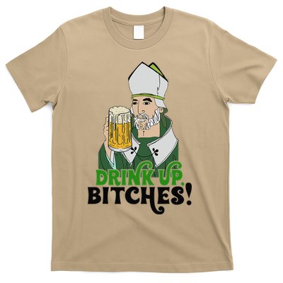 Bitches Drink Up Saint Patrick's Day Beer Drinking Lover T-Shirt