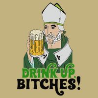 Bitches Drink Up Saint Patrick's Day Beer Drinking Lover Magnet