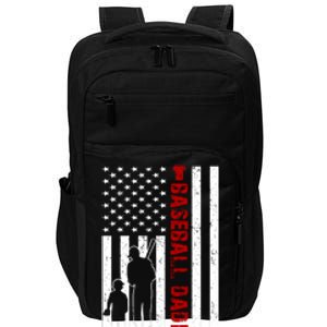 Baseball Dad USA FLag Impact Tech Backpack