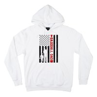 Baseball Dad USA FLag Hoodie