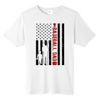 Baseball Dad USA FLag Tall Fusion ChromaSoft Performance T-Shirt