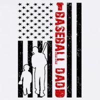 Baseball Dad USA FLag 11oz C Handle Ceramic Mug