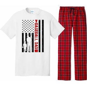 Baseball Dad USA FLag Pajama Set