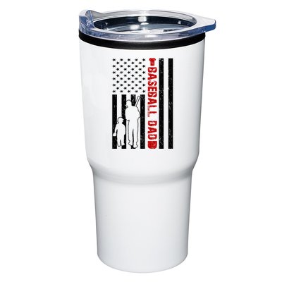 Baseball Dad USA FLag Tumbler