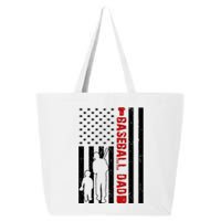 Baseball Dad USA FLag 25L Jumbo Tote