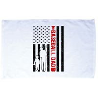 Baseball Dad USA FLag Microfiber Hand Towel