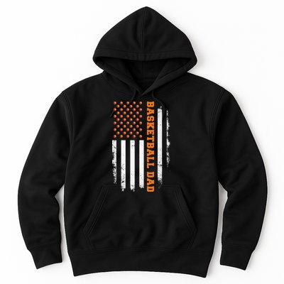 Basketball Dad USA US Flag Basketball Men Hoodie