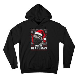 Bearded Dragon Ugly Christmas Sweater Merry Beardmas Hoodie