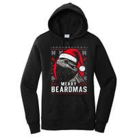 Bearded Dragon Ugly Christmas Sweater Merry Beardmas Women's Pullover Hoodie