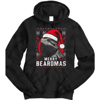 Bearded Dragon Ugly Christmas Sweater Merry Beardmas Tie Dye Hoodie