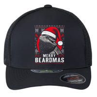 Bearded Dragon Ugly Christmas Sweater Merry Breardmas Flexfit Unipanel Trucker Cap