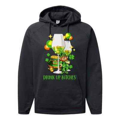 Bitches Drink Up Performance Fleece Hoodie