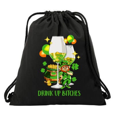 Bitches Drink Up Drawstring Bag