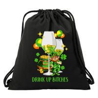 Bitches Drink Up Drawstring Bag