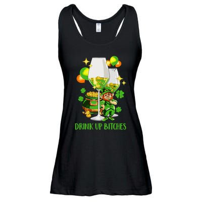Bitches Drink Up Ladies Essential Flowy Tank