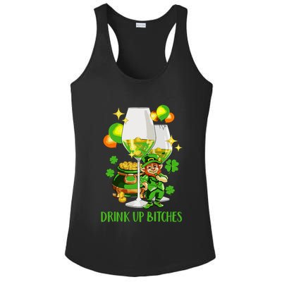 Bitches Drink Up Ladies PosiCharge Competitor Racerback Tank