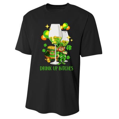 Bitches Drink Up Performance Sprint T-Shirt