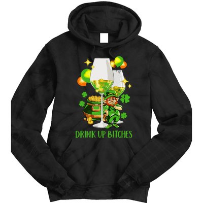 Bitches Drink Up Tie Dye Hoodie