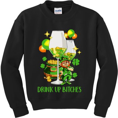 Bitches Drink Up Kids Sweatshirt