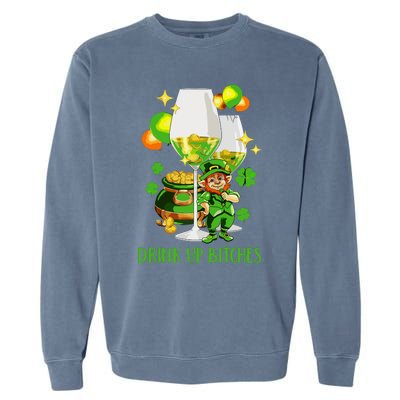 Bitches Drink Up Garment-Dyed Sweatshirt