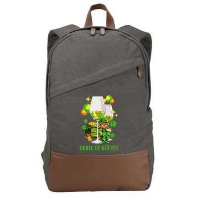 Bitches Drink Up Cotton Canvas Backpack