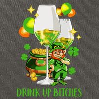 Bitches Drink Up Cotton Canvas Backpack