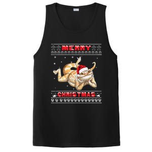 Bearded Dragon Ugly Christmas Lizards Lovers Gift PosiCharge Competitor Tank