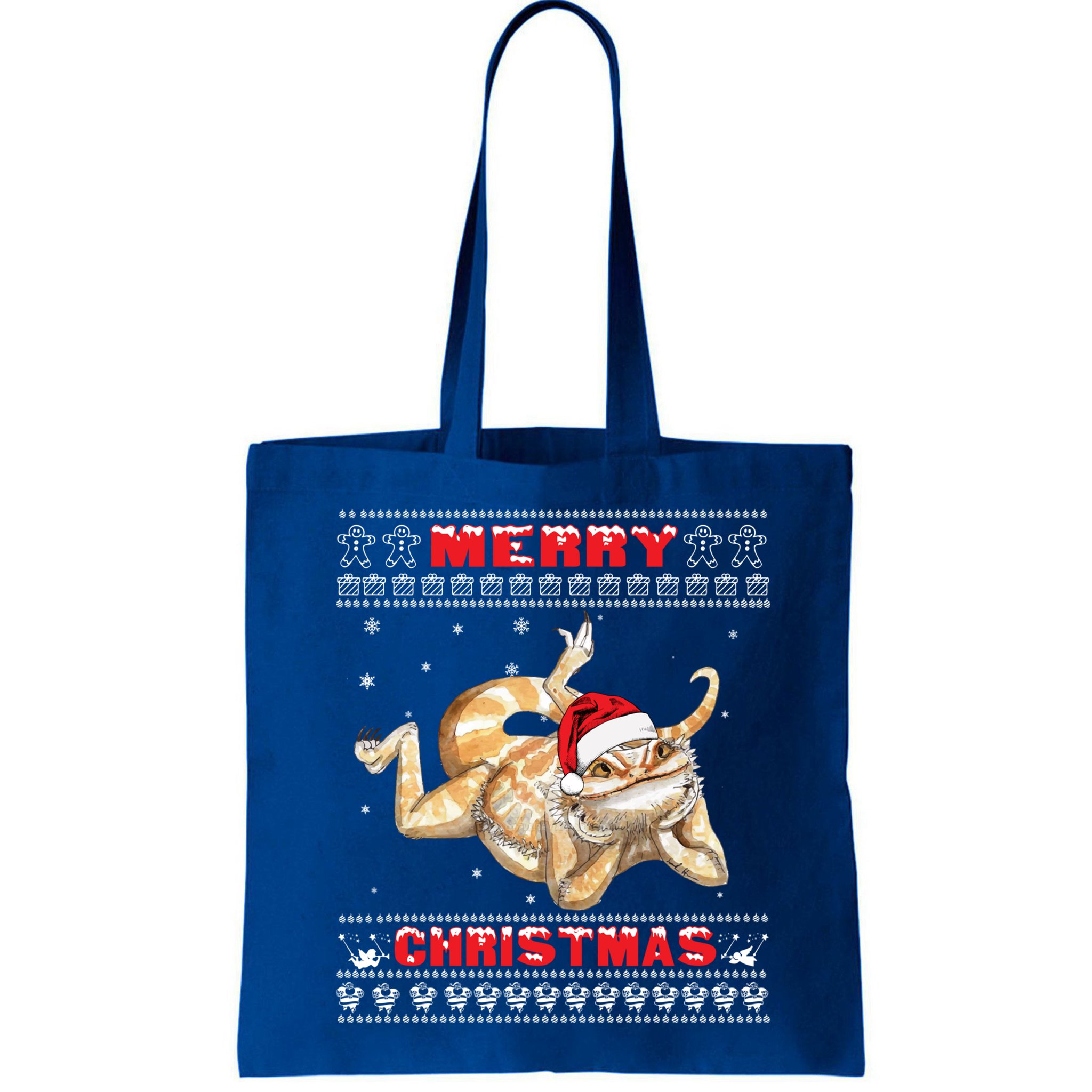 Bearded Dragon Ugly Christmas Lizards Lovers Gift Bag