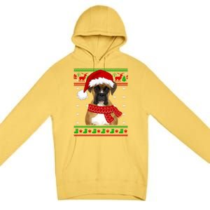 Boxer Dog Ugly Sweater Christmas Puppy Dog Lover Gift Premium Pullover Hoodie