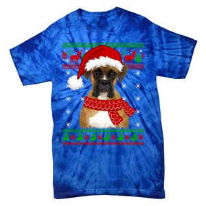 Boxer Dog Ugly Sweater Christmas Puppy Dog Lover Gift Tie-Dye T-Shirt