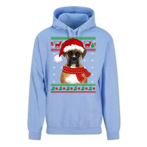 Boxer Dog Ugly Sweater Christmas Puppy Dog Lover Gift Unisex Surf Hoodie