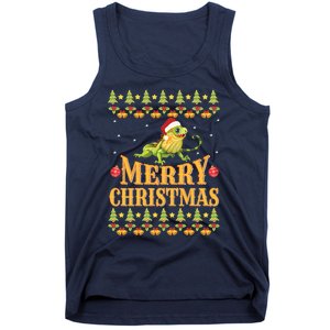 Bearded Dragon Ugly Christmas Tank Top