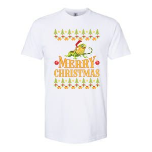 Bearded Dragon Ugly Christmas Softstyle CVC T-Shirt