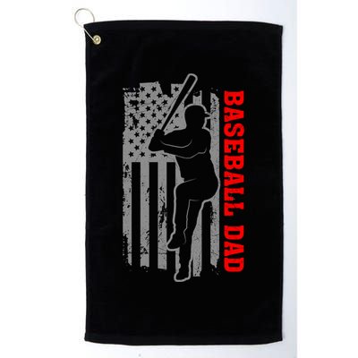Baseball Dad Usa America Baseball Dad 'S Baseball Cool Gift Golf Towel