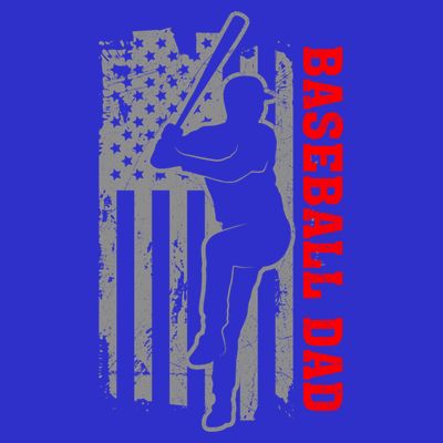 Baseball Dad Usa America Baseball Dad 'S Baseball Cool Gift T-Shirt