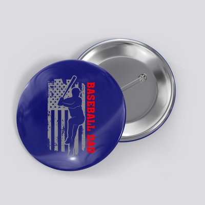 Baseball Dad Usa America Baseball Dad 'S Baseball Cool Gift Button
