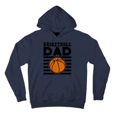 Basketball Dad Vintage Retro Line Tall Hoodie