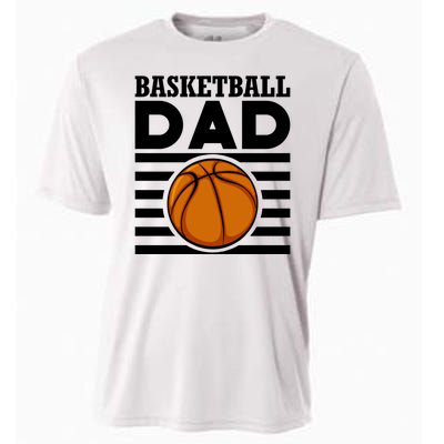 Basketball Dad Vintage Retro Line Cooling Performance Crew T-Shirt